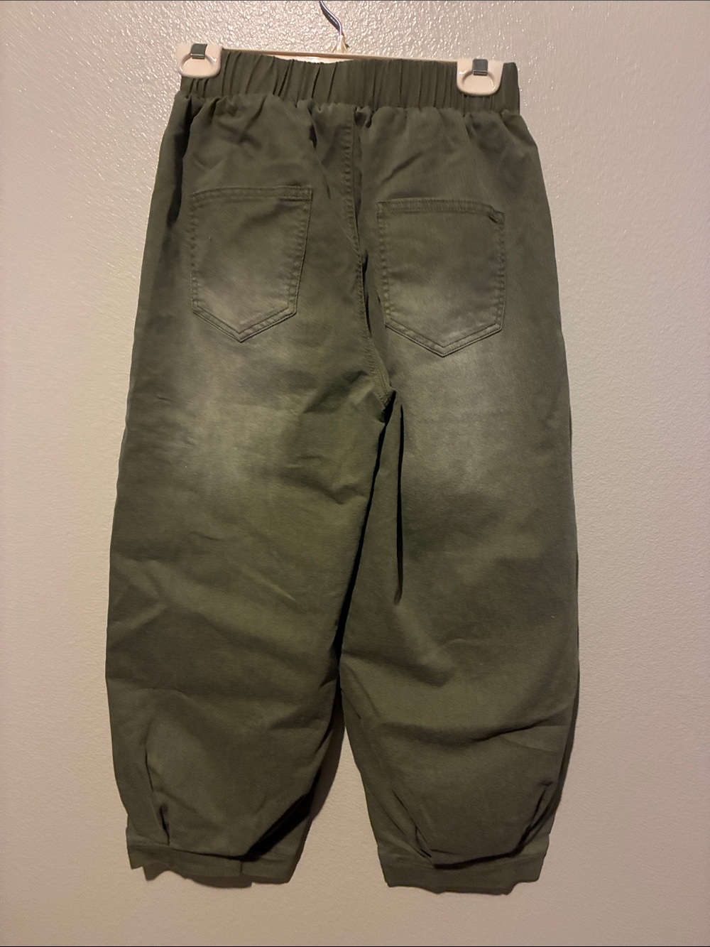 Women’s Olive Green Casual Utility Pants